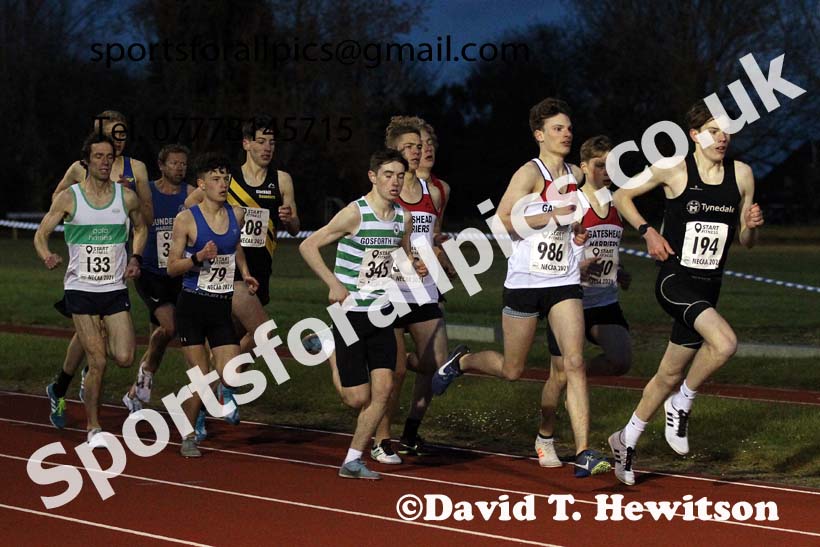 1500 metres, North East Grand Prix No. 1, Monkton on Wednesday, April 28th, 2021. Photo: David T. Hewitson/Sports for All Pics